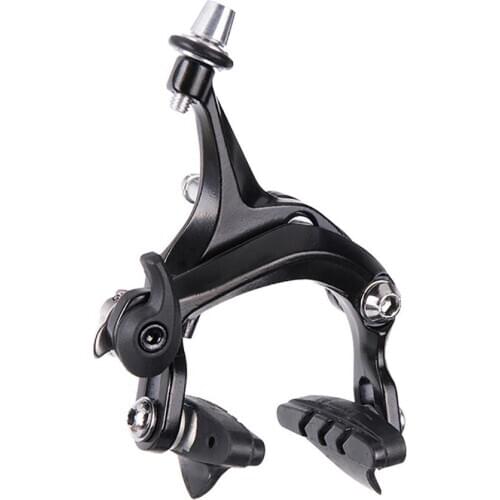 2Pcs Racing Road Bike Dual Pivot Front Rear Side Pull Caliper Brake with Pads Bicycle Accessories Replacement Parts