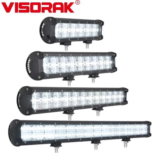 VISORAK 7 12 17 23 28 Inch 7D Offroad LED Work Light Bar with Positon Light SUV ATV Truck LED Bar For ATV 4WD 4x4 Truck Offroad