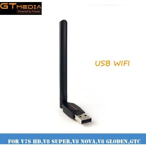 GTmedia USB WiFi Antenna Dongle for GTmedia V7 Plus V7S HD Satellite Receiver Wifi LAN Wifi Adaptor Quality Adaptador Wifi