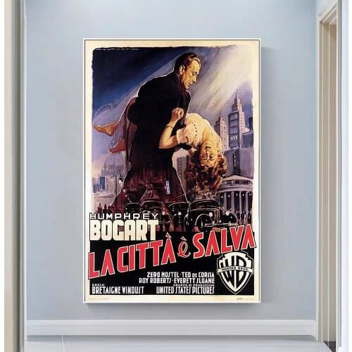 V0791 The Enforcer Vintage Classic Movie Wall Silk Cloth HD Poster Art Home Decoration Gift