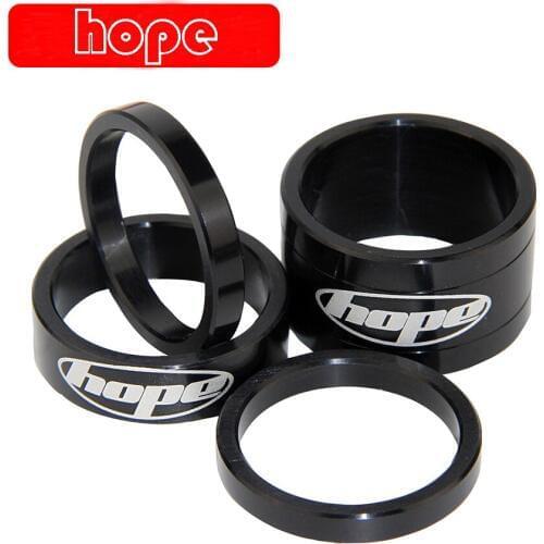 Hope T6 Aluminium Bike Headset Space Doctor Washer Mountain Bicycle Front Fork Washer Bike Stem Handlebar Spacers Ring Gasket