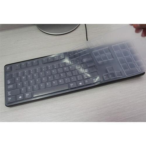 Waterproof dustproof Clear Transparent Silicone Keyboard skin Covers guard For DELL KB212-B KB4021 SK8120