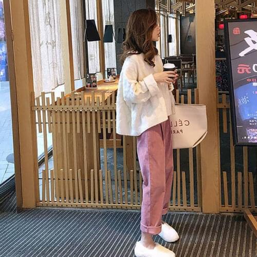 2 Piece Set Womens New Style Sweater for Autumn and Winter, Two-piece Womens Sports Suit Womens Clothing