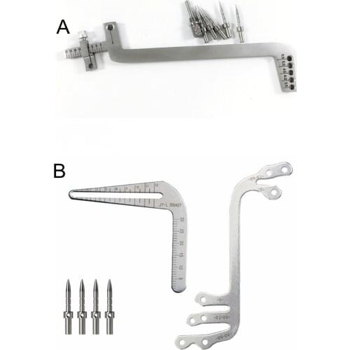 1Set Dental Gauge Implant Surgical Drilling Guide Locator Parallel Depth Pins
