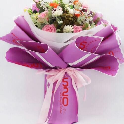 10pcs High Quality Flowers Wrapping Paper Valentines Day Waterproof Matte Papers Gift Bouquet Packaging Paper Materials