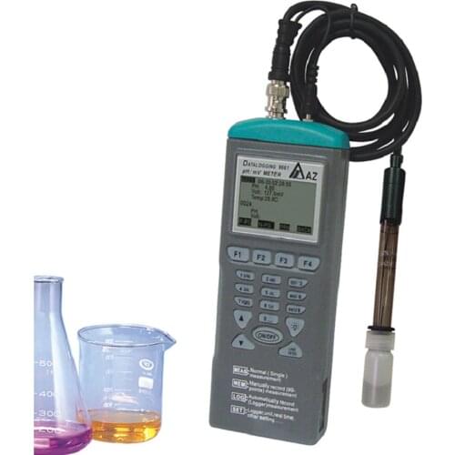 AZ9661 digital pH and mV meter water quality data logger pH value and oxidation measurement of 0.00~14.00