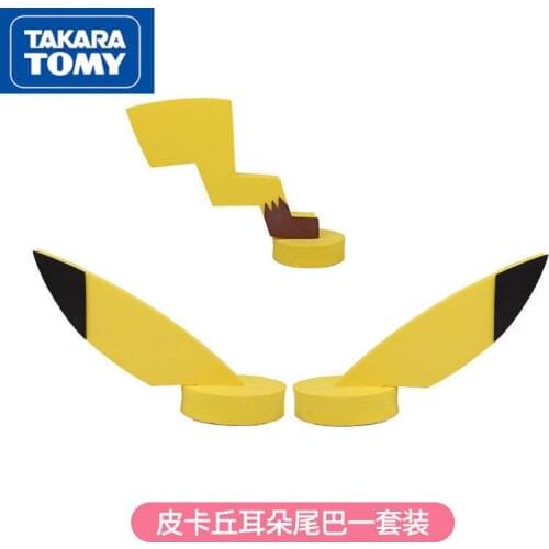 Takara Tomy Pokemon Car Decoration Car Exterior Decorations Cute Cartoon Roof Modification Pikachu Ear Decoration Stickers