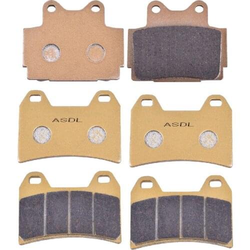 Low Dust 400CC Front and Rear Brake Pads and Discs Set For Yamaha FZ400 FZ 400 4YR1 1996 Low Dust Long Life