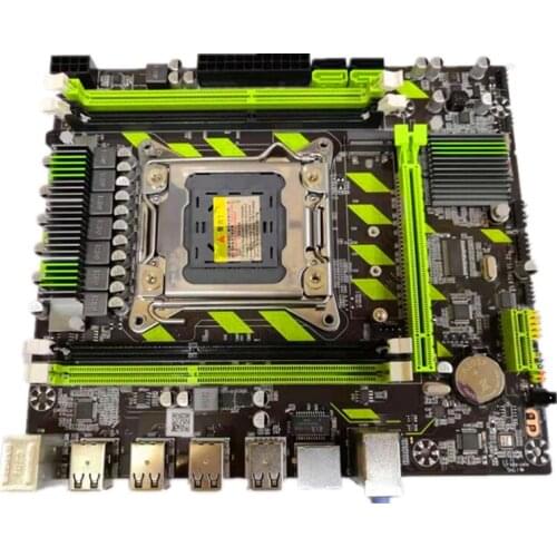 X79 Desktop Computer Motherboard, 2011 Pin M.2 Interface Supports DDR3 RECC Memory Game Set Motherboard,for
