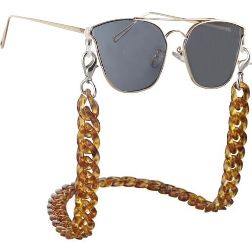 Fashion Twist Link Acrylic Sunglasses Chain Eyeglass Holder Men Women Hanging Neck Chain Eyeglasses chain Retainer Strap
