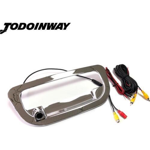 Trunk Handle Cover Sticker With Camera Boot Release Rear View Parking Camera Kit For Isuzu Dmax PICKUP 2009 2012 2013 2014 2015