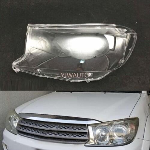 For Toyota Fortuner 2008~2012 Headlamp Lens Car Replacement Clear Auto Shell Car Headlight Covers