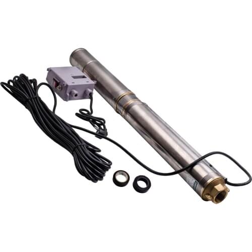 2850 rpm 35°C Deep Well Submersible Pump Electric Pump 750 W IP68+10 m Cable