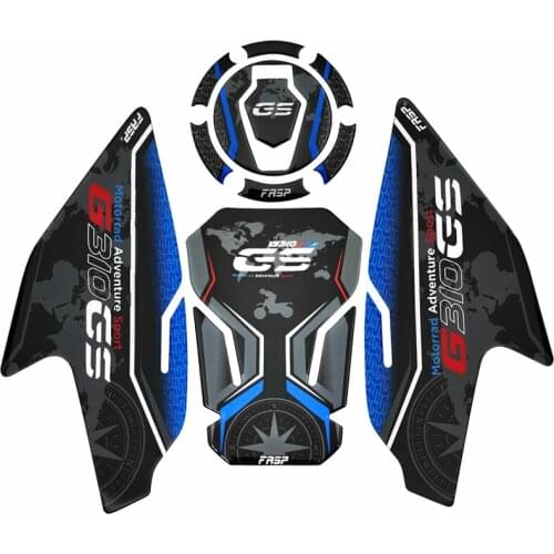 For bmw 310gs full sets 3D resin motorcycle tank cover Anti skid side stick fuel tank pads motorcycle stickers and decals