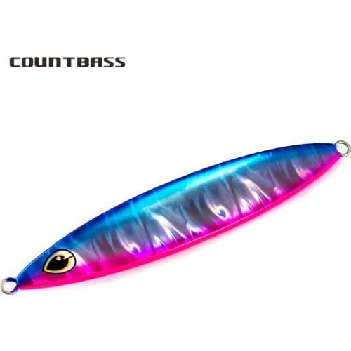 155g 5.5oz Countbass Jigging Lures, Both-Wings Saltwater Metal Lead Jig Lures Deep Fall