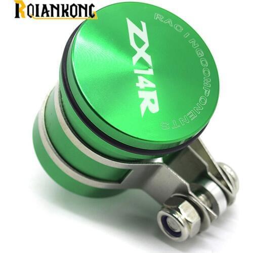 Motorbike Fluid Reservoir Billet Rear Brake Clutch Tank Oil Cup Accessories CNC For Kawasaki NINJA ZX14R ZX-14R ZX 14R 2006-2016