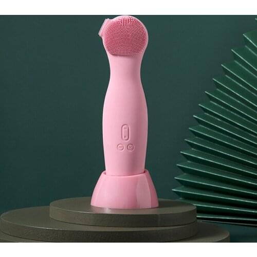 Face Cleansing Brush Rechargeable Makeup Silicone Washing Brushes Massage Facial Cleanser Tool