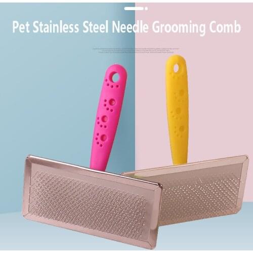 Dogs Hair Remover Brush Pet Cat Dog Grooming Brush Pet Flea Combs Quality Dog Shedding Comb Pet Cleaning Supplies Hair Brush