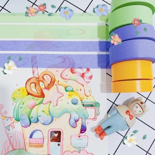 Weakly Viscous Masking Tape Washi Tape- Art Painting And Paper Mounting Fita Led