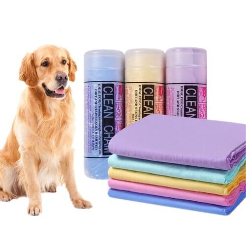 Ultrafast Special Absorbent Towel Pet Dog Towel Suede Absorbent Towel Clean and Strong Large Towels with Pail Toiletries