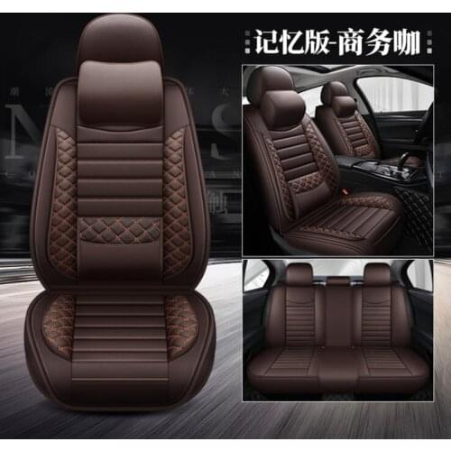 Leather PU Cartoon Universal car seat covers for nissan teana j31 j32 terrano 2 tiida wingroad X-TRAIL t30 t31 t32 xtrail 2018