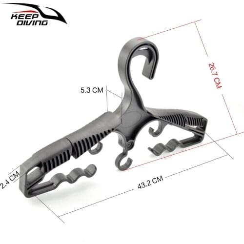 Heavy Diving Clothes Hanger Wetsuit Coat Hanger BCD Hanger BC Bracket Equipment storage Accessory Hanger