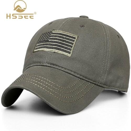 HSSEE Spring/Summer Baseball Cap for Men High Quality Natural Cotton Breathable Comfortable Adjustable Outdoor Sports Hat Female