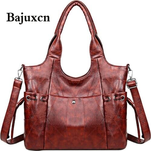 Vintage Leather luxury handbags women bags designer bags famous brand women bags Large Capacity Tote Bags for women sac a main