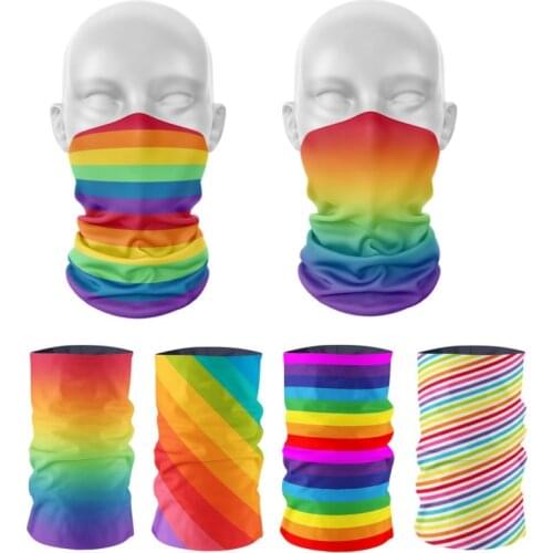 3D Colorful Printed Women Headscarf Summer Fashion Outdoor Windproof Compression Face Bandana Multifunctional Magic Soft Scarves