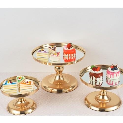 Round Wrought Iron Cake Stand Dessert Stand Cake Display Tray Birthday Cupcake Holder Wedding Decoration