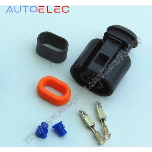 10 sets VAG 357973202 6N0927997A SEAT & SKODA VAG ABS sensor connector plugs for VW AUDI WEBASTO THERMO TOP HEATER 2 PIN PLUG