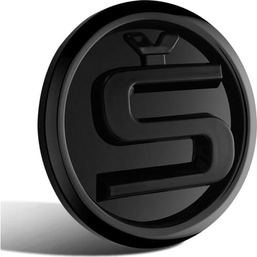 100mm Car Hood Sticker Black Boot Lid Badge Bug Shields Sticker For SKODA SUPERB KODIAQ KAMIQ OCTAVIA FABIA SCALA YETI RAPID