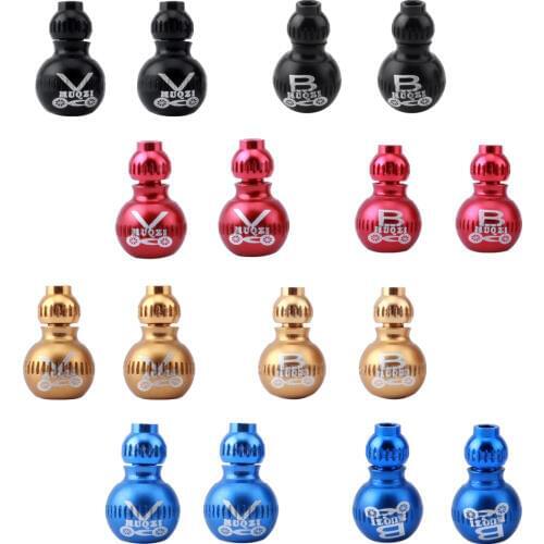 2Pcs Aluminum Alloy Bicycle Bike Brake Cable Cap End Shift Lines Hose Tips Crimps Dust Cover