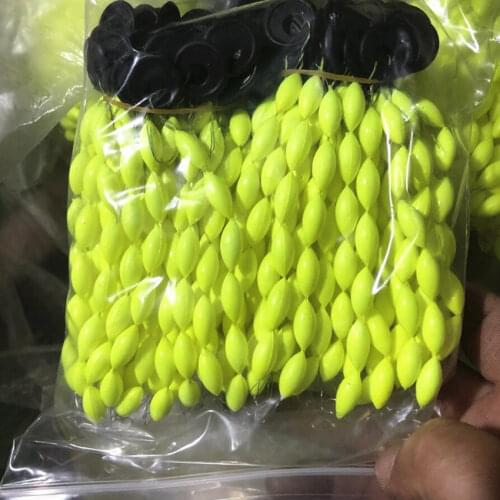 6 In 1 String Type Seven Star Float Foam Space Bean (30Pcs/5packs) Fishing Float Fishing Line Stopper Buoys Tackle Accessories