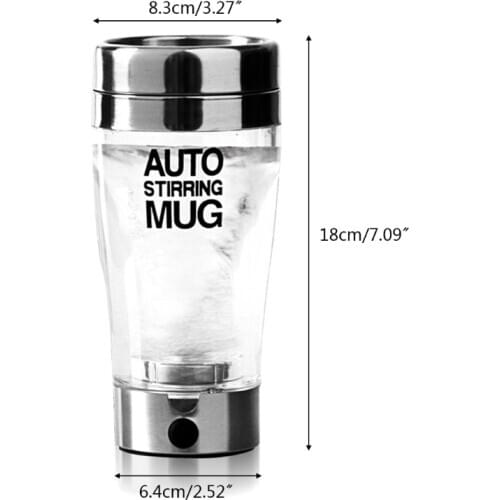 400ml Electric Protein Shaker Cup Auto Shake Mixer Drink Bottle Blender Juicer GXMA