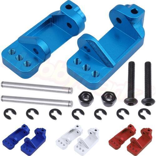 Aluminum Steering Caster Blocks 3632 for 1/10 RC Traxxas Slash 2WD Short Course Stampede 2WD / Rustler VX Upgrade Parts