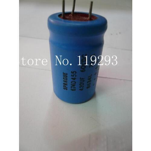 [BELLA]U.S. SPRAGUE electrolysis 420UF / 60V only--20pcs/lot