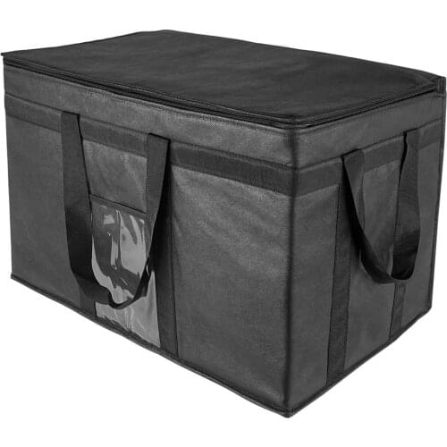 XXXL Large Insulated Collapsible Cooler Bags with Zipper Closure, Reusable Grocery Shopping Bags Keep Food Hot or Cold