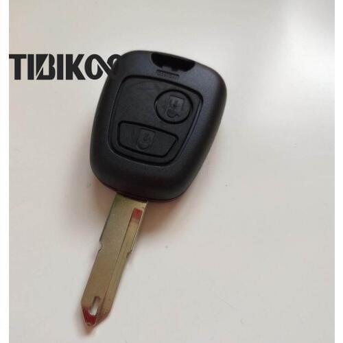 Remote Key Shell 2 Buttons For Peugeot 206 Car Key Blanks for Citroen C2 VA3-L Blade Car Key Blanks
