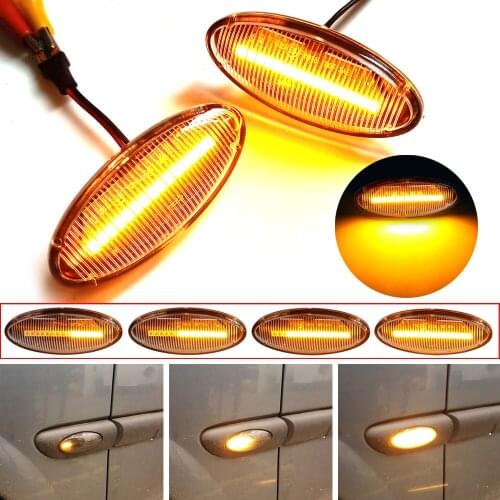 For Opel Vauxhall Vectra B Mk1 1995 1996 1997 1998 1999 2000 2001 2002 2003 Dynamic LED Side Marker Light Turn Signal Lamp