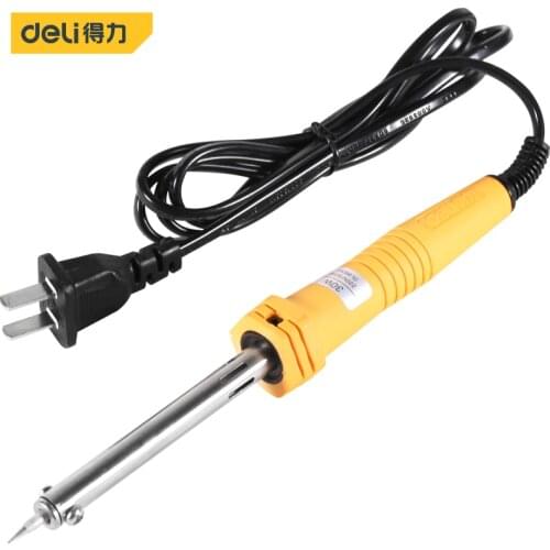 Deli DL8830 Electric Soldering Iron Welding Tools Electrician Tools Stainless Steel Heating Tube PBT Plastic