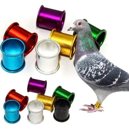 50 Pcs Durable Digital Bird Foot Rings Pigeon Racing Rings Bird Training Tool Bird Identification foot ring Training Supplies