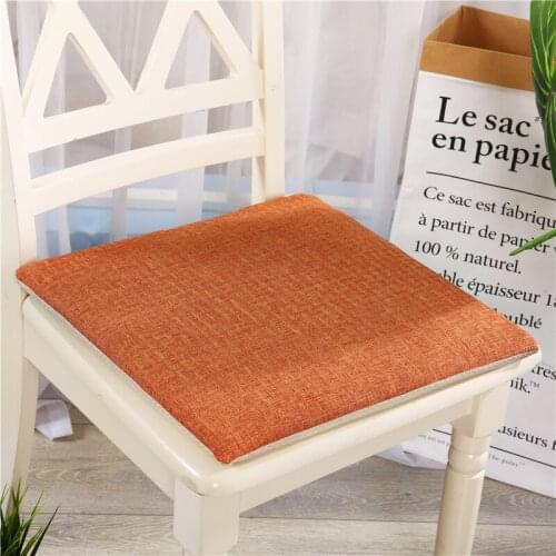 Simple Solid Color Seat Cushions Anti-slip Throw Pillows Warm Sleeping Sofa Tatami Mattress Butt Pads Living Room Home Decor