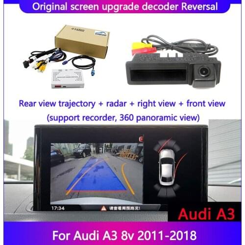 Systeme De Decodeur De Recul For Audi A3 v8 2011-2018 Module De Boite Camera De Stationnement Arriere Mise Support Recorder
