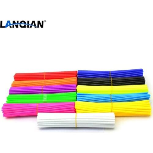 72pcs Universal Motorcycle Wheel spoke skins For Yamaha XT660X YZ450F WR250F XC250 Honda CR CRF XR XL 85 125 250 450 500 BMW