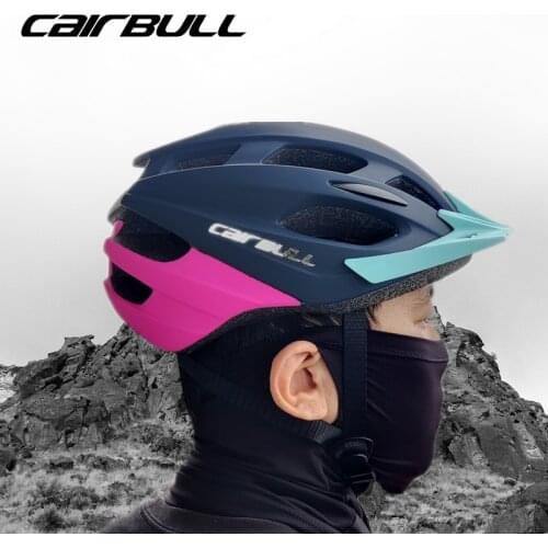 Cairbull MTB Mountain Road 2 In 1 Bike Helmet Insect Net With Sun Visor Ultralight Cycling Safety Helmet Bike Equipment Casco
