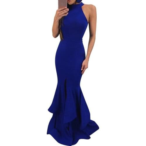 Summer New Style Womens Sleeveless Long Dress Sexy Nightclub Dress