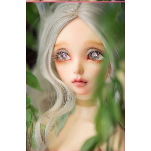 1/4 scale nude BJD doll Cute pretty girl BJD/SD Resin figure doll Model Toy gift.Not included Clothes,shoes,wig A0332EVA MSD