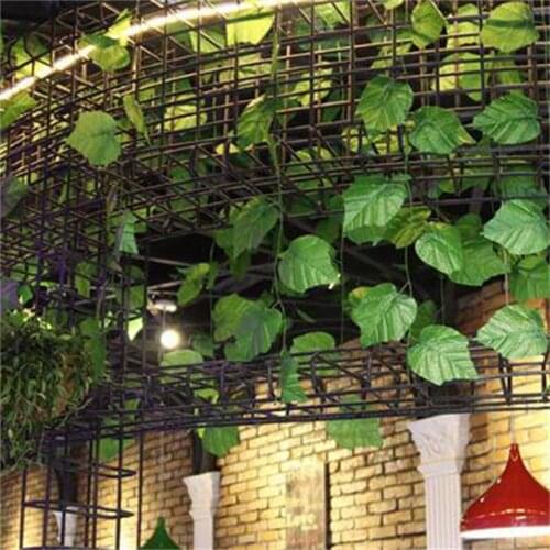 10pc 250CM Artificial Plants Creeper Green Leaf Ivy Vine For Home Wedding Decor Wholesale DIY Hanging Garland Artificial Flowers