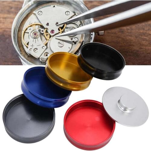 High Quality 5 Layers Watch Oil Jar Aluminum Alloy Watch Repairing Accessories Watch Parts Storage Box Container for Watchmaker